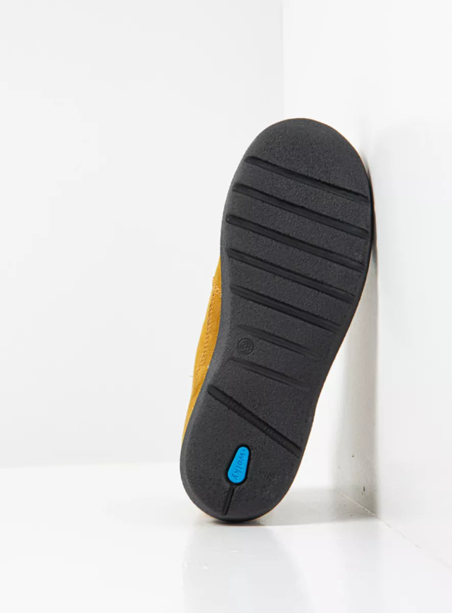Wolky Why Mustard Nubuck