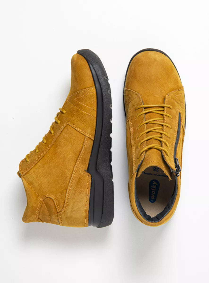 Wolky Why Mustard Nubuck