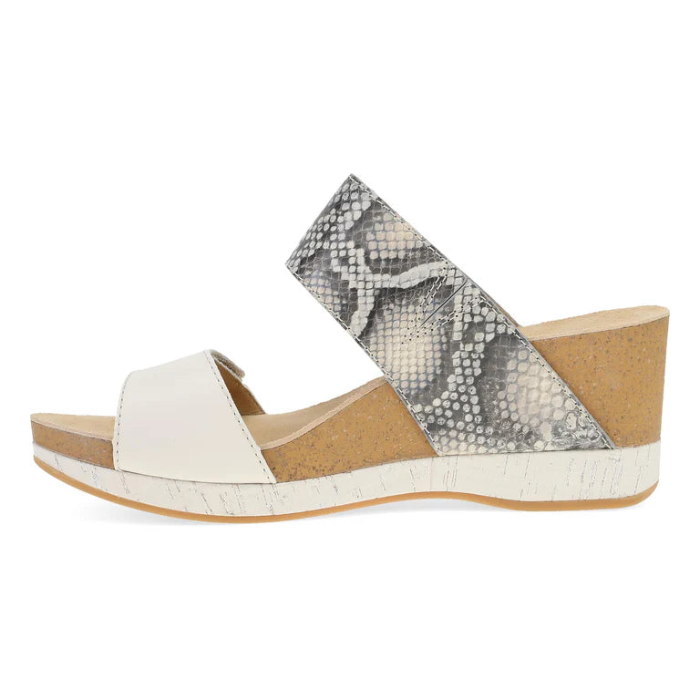 Dansko Shannon Snake Ivory