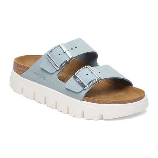 Birkenstock Arizona Chunky Baby Blue Suede