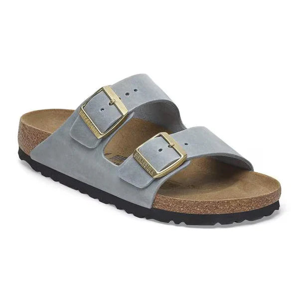 Birkenstock Arizona Basalt Grey Oiled