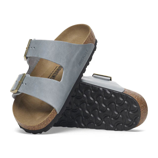 Birkenstock Arizona Basalt Grey Oiled