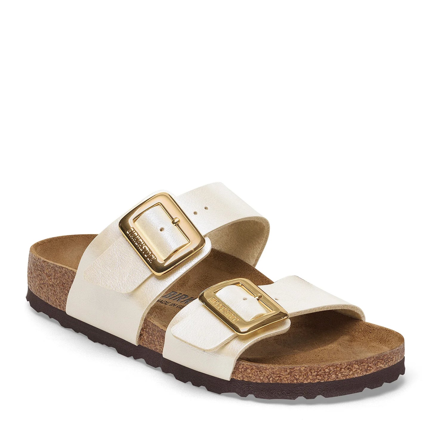 Birkenstock Sydney Luxe Buckle Graceful Pearl White
