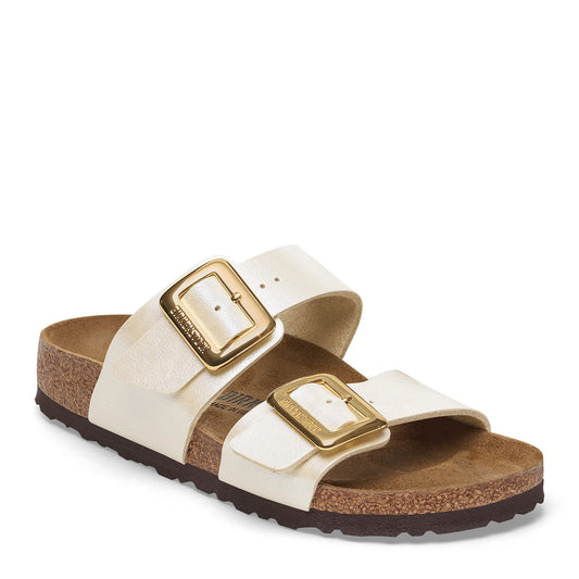 Birkenstock Sydney Luxe Buckle Graceful Pearl White