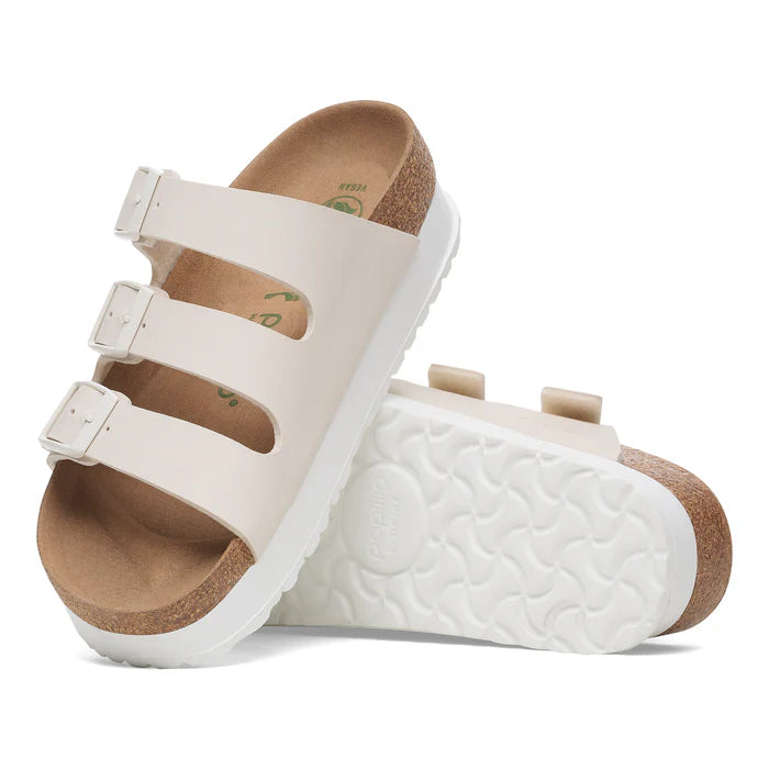Papillio Florida Platform Vegan Eggshell Birko-Flor by Birkenstock