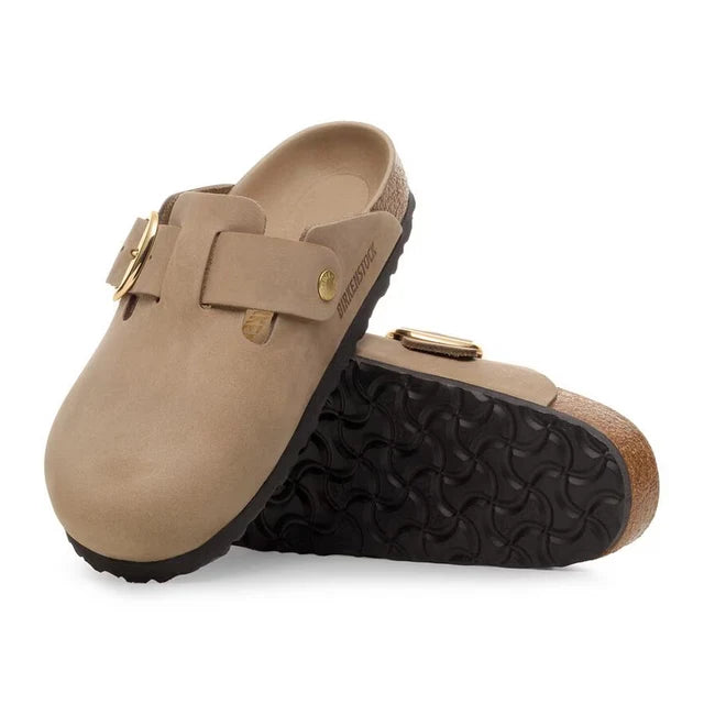 Birkenstock Boston Big Buckle Tobacco Oiled