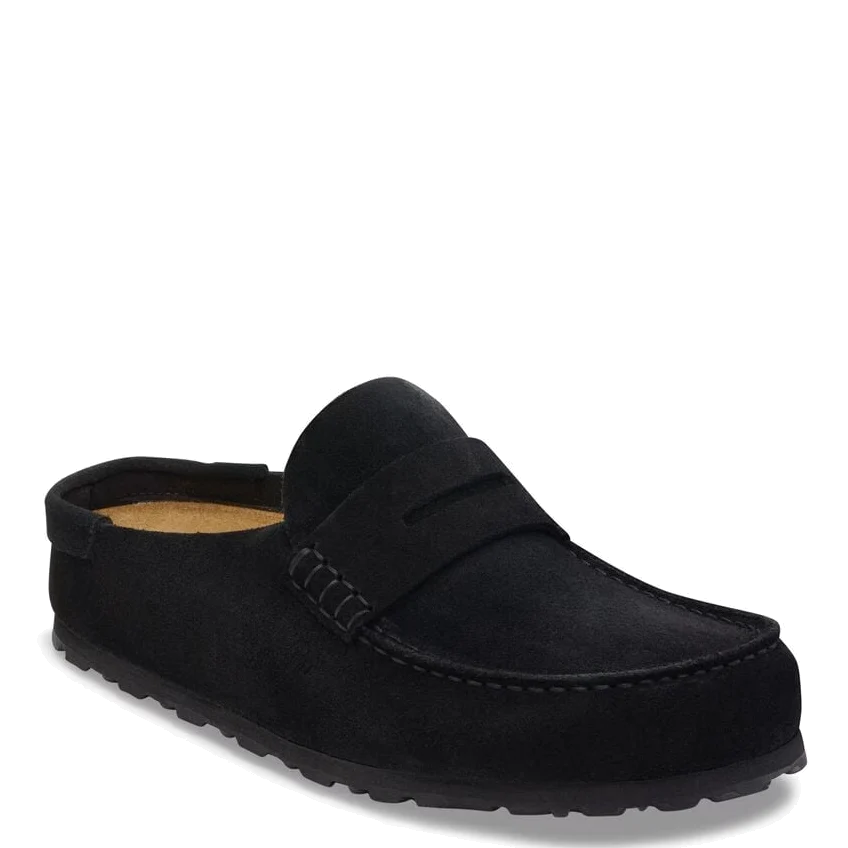 Birkenstock Naples Wrapped Black Suede