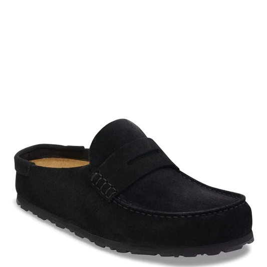 Birkenstock Naples Wrapped Black Suede