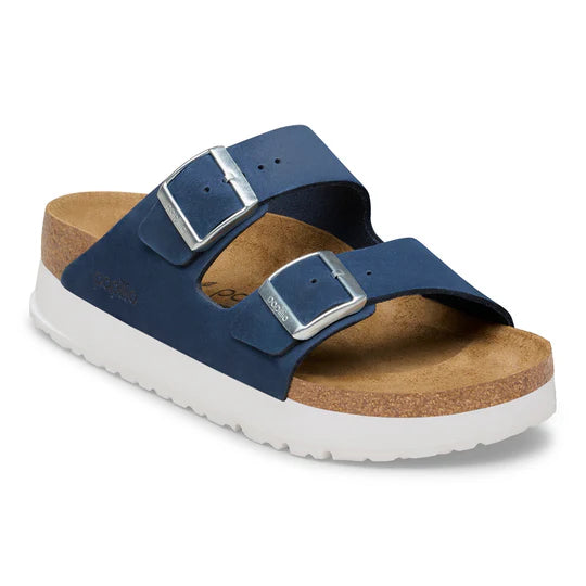 Birkenstock Arizona Flex Platform Navy Nubuck