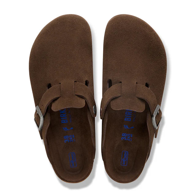 Birkenstock Boston Soft Footbed Carafe Suede
