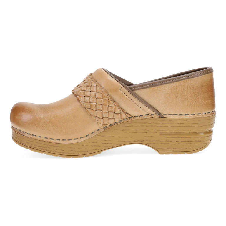 Dansko Pro Braided Clog Honey Leather