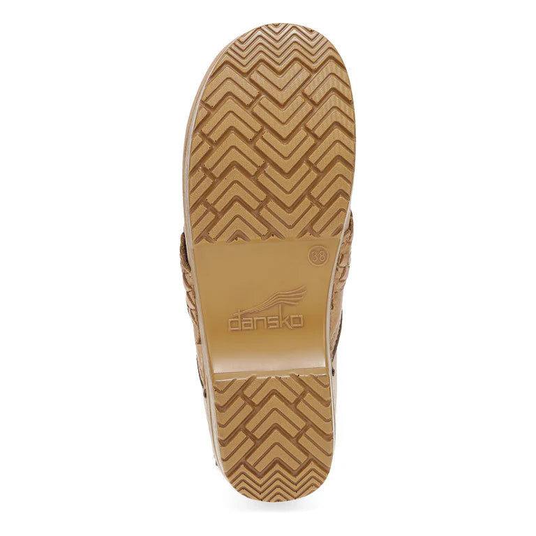 Dansko Pro Braided Clog Honey Leather