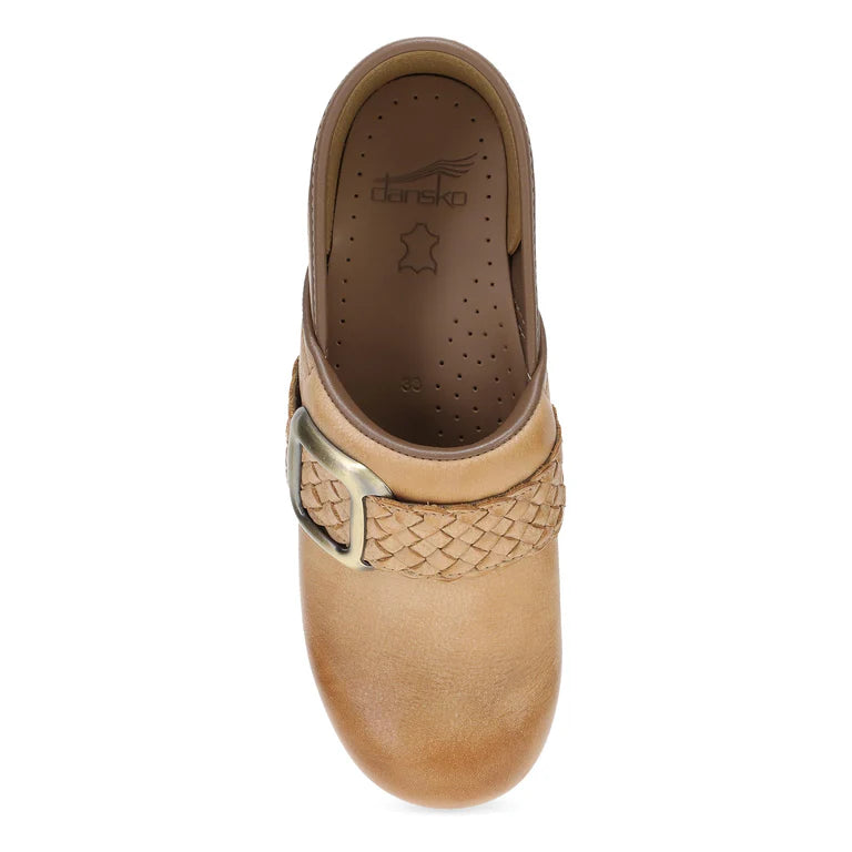 Dansko Pro Braided Clog Honey Leather