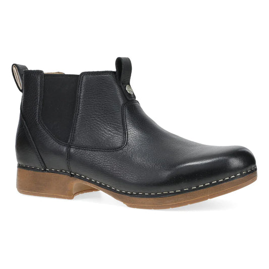 Dansko Michele Black Milled Leather