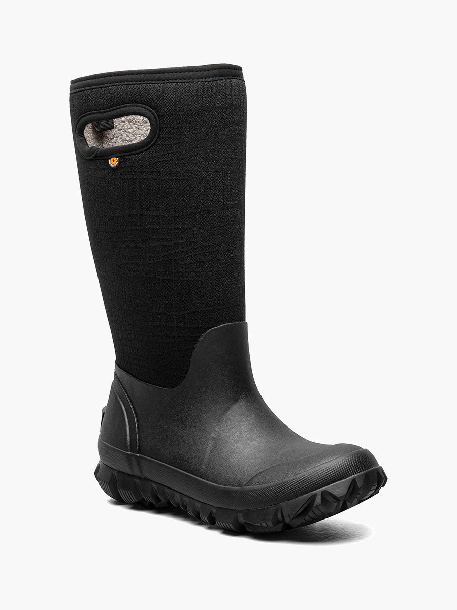 Bogs Whiteout Cracks Black