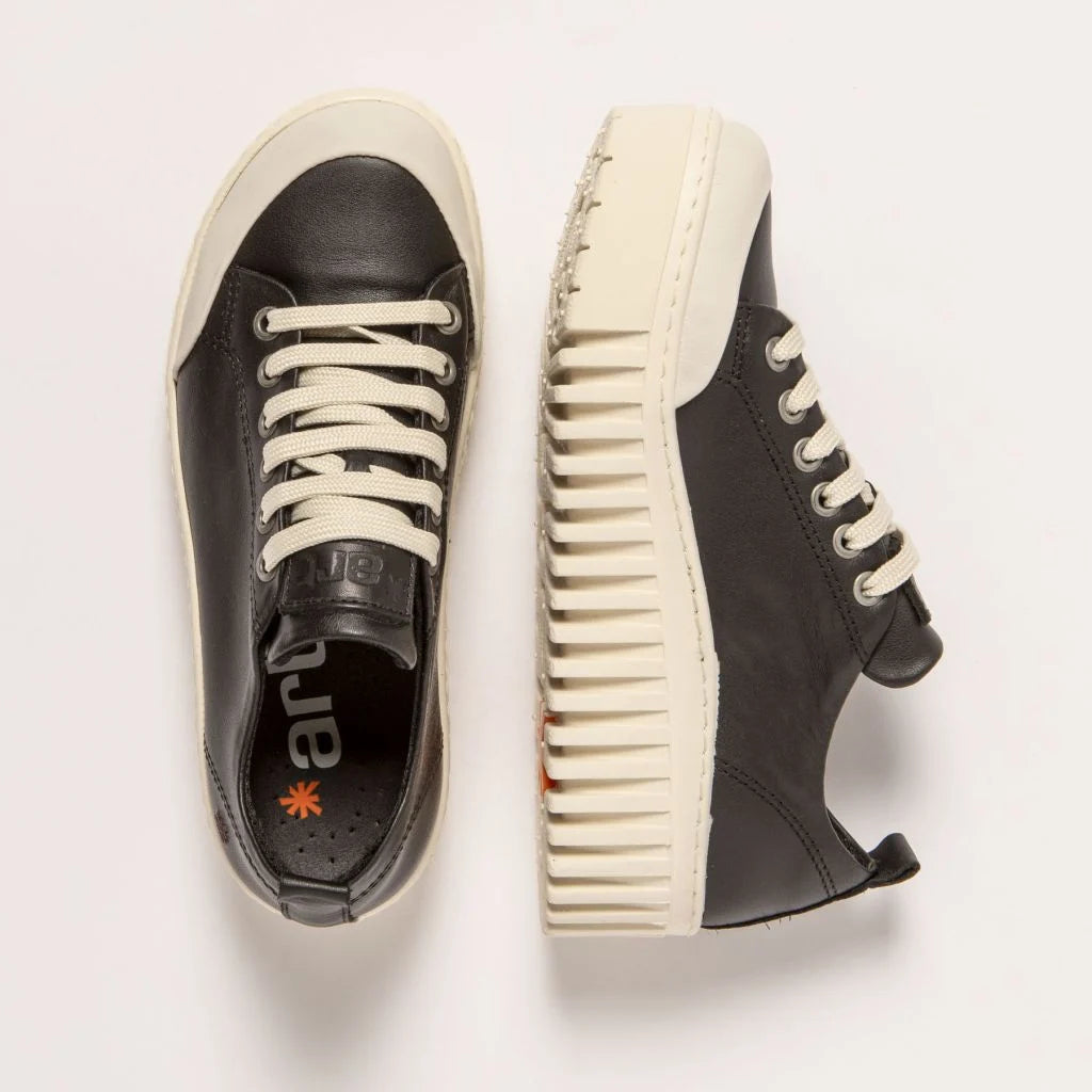 art Brighton 1535 Sneaker Black Nappa