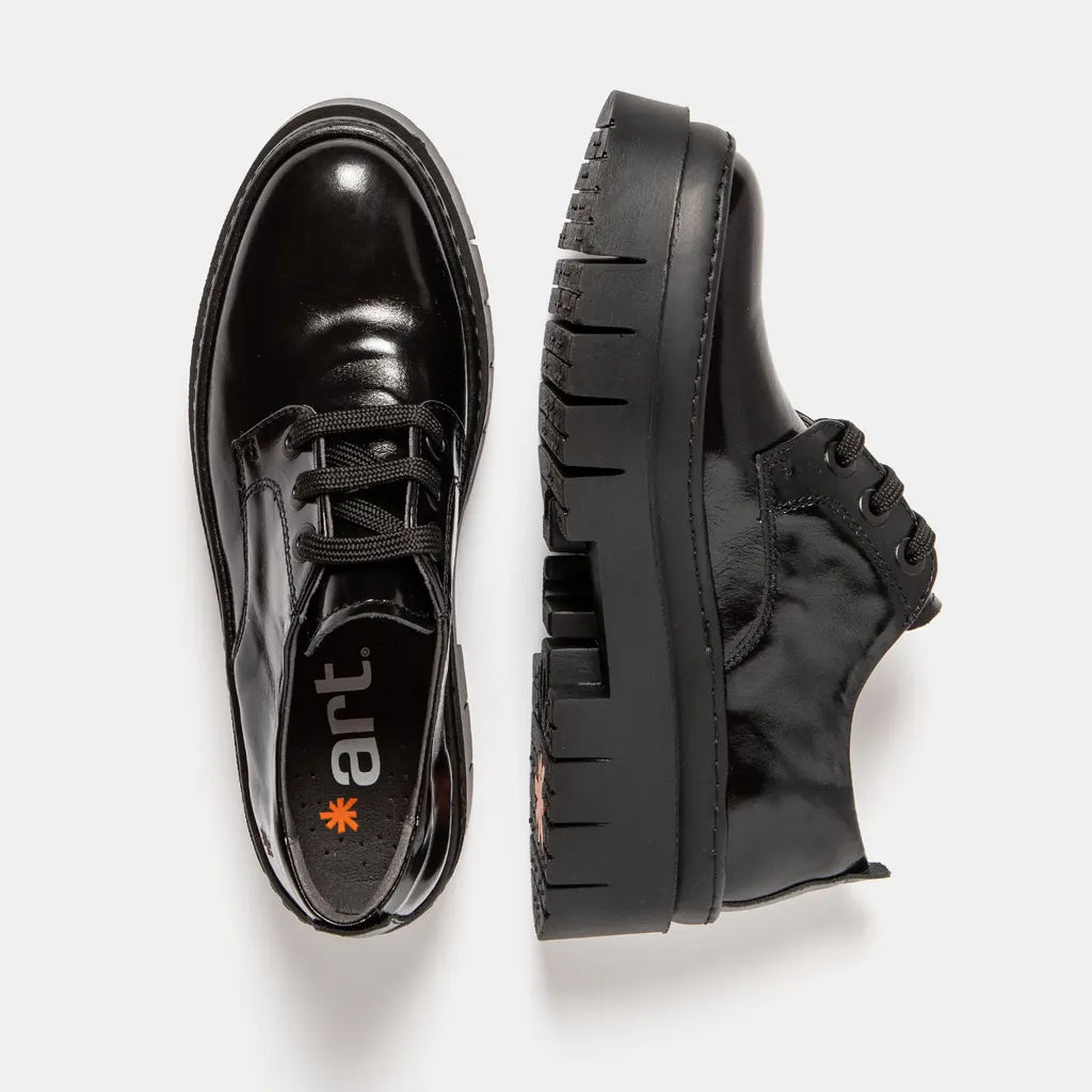 art Amberes 1952 Black Shiny Nappa