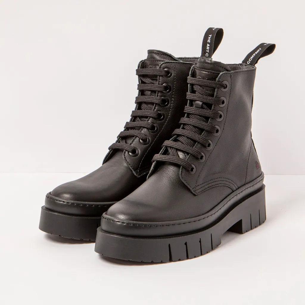 art Amberes 1953 Boot Black Nappa
