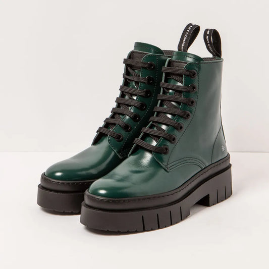 art Amberes 1953 Boot Jungle Green Shiny
