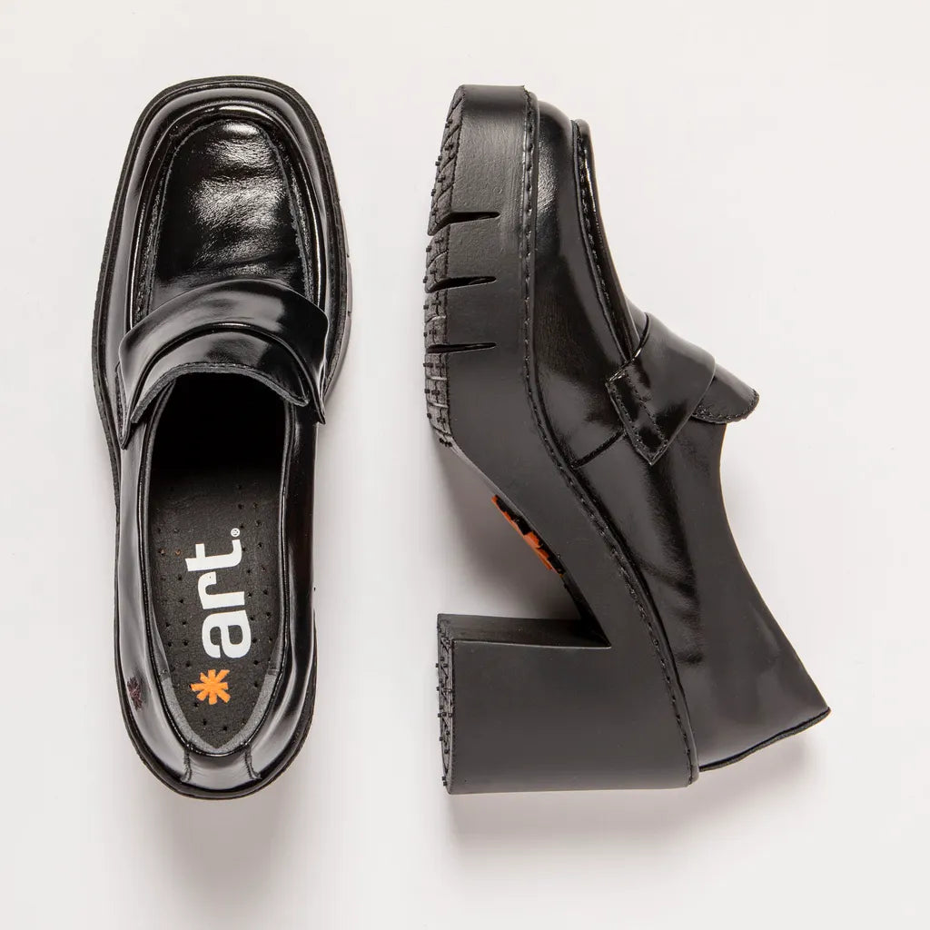 art Berna 1972 Black Shiny Nappa