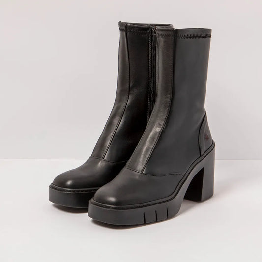 art Berna 1973 Boot Black Nappa