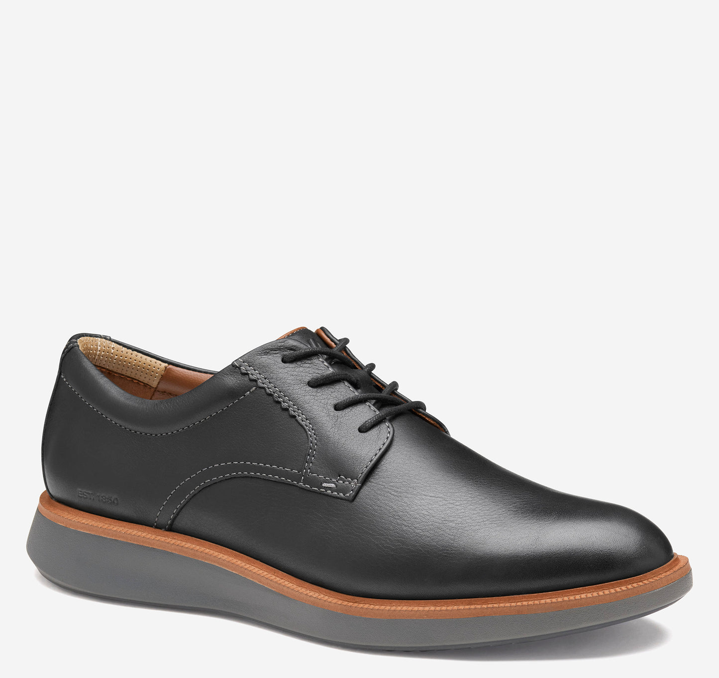Johnston & Murphy Parker XC+ Plain Toe Waterproof Black