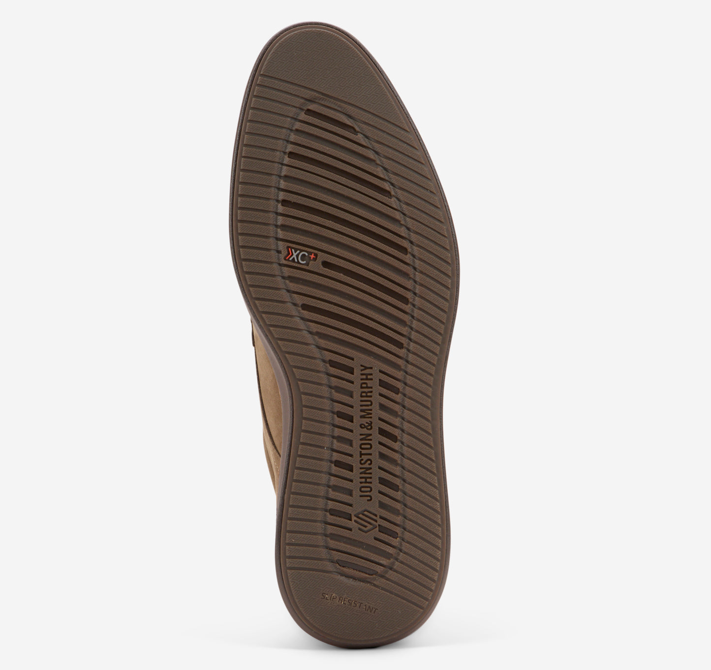 Johnston & Murphy Parker XC+ Plain Toe Waterproof Taupe Nubuck