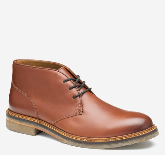 Johnston & Murphy Calder Chukka Mahogany Leather