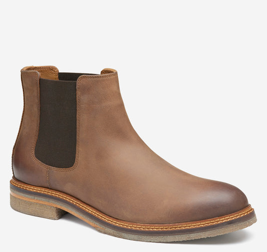 Johnston & Murphy Calder Chelsea Brown Oiled