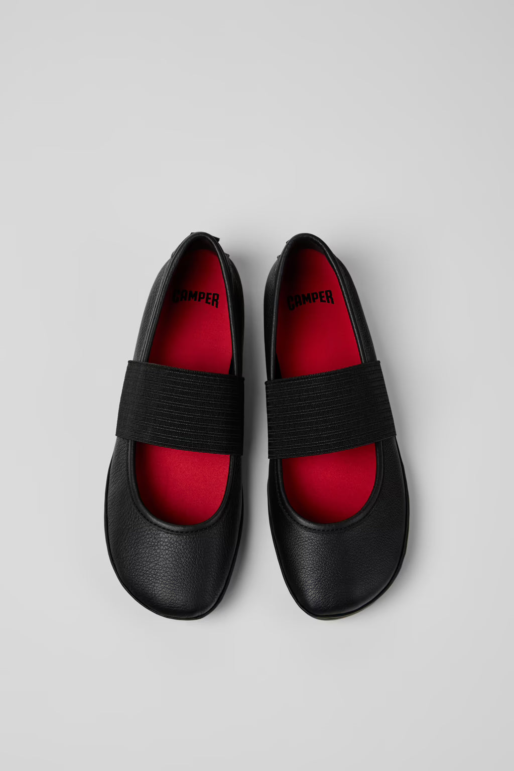 Camper Right Nina Ballet Black Leather – Footprints Ann Arbor