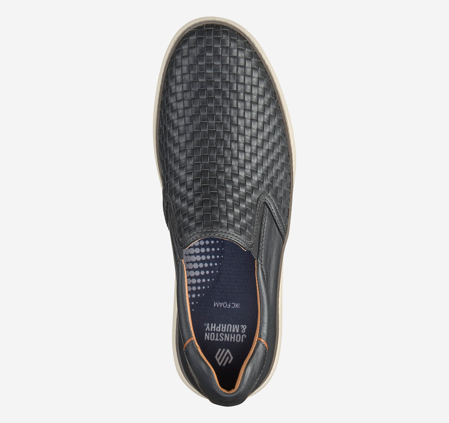 Johnston & Murphy McGuffey 2 Woven Slip-on Black