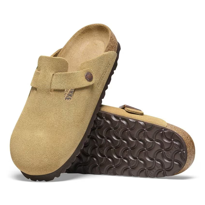 Birkenstock Boston Latte Cream