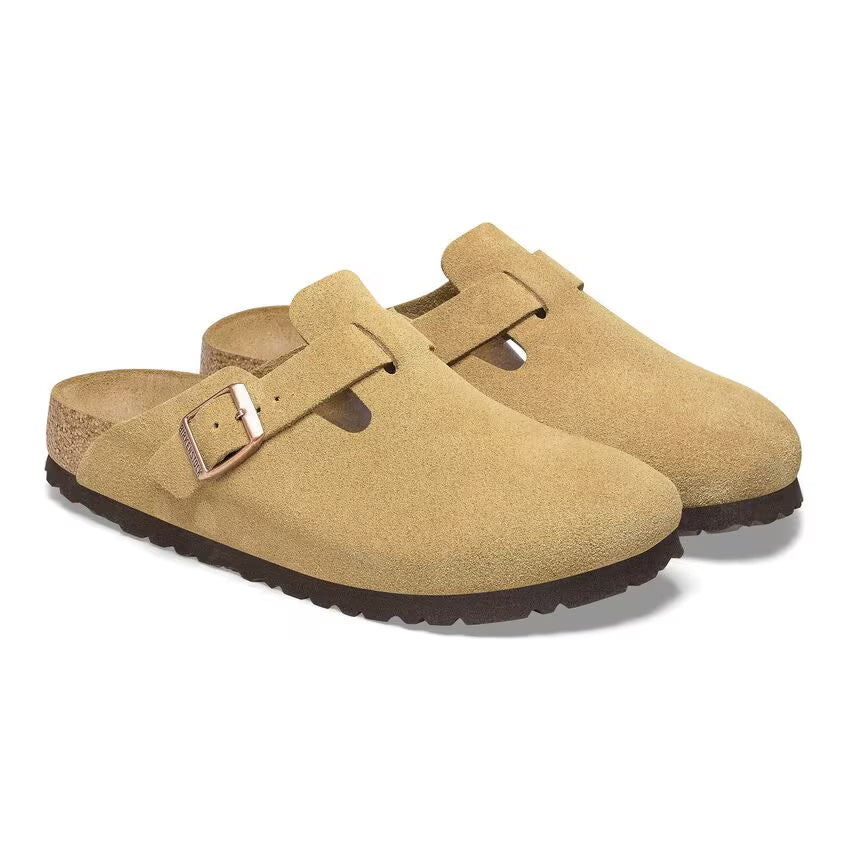 Birkenstock Boston Latte Cream