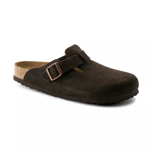 Birkenstock Boston Mocha Soft Footbed