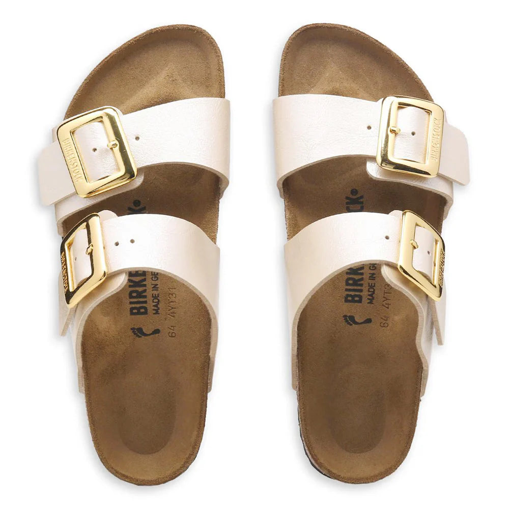Birkenstock Sydney Luxe Buckle Graceful Pearl White