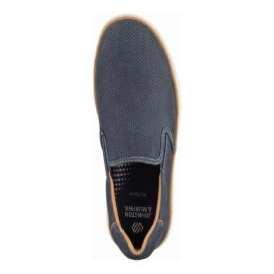 Johnston & Murphy McGuffey 2 Perfed Slip-On Navy