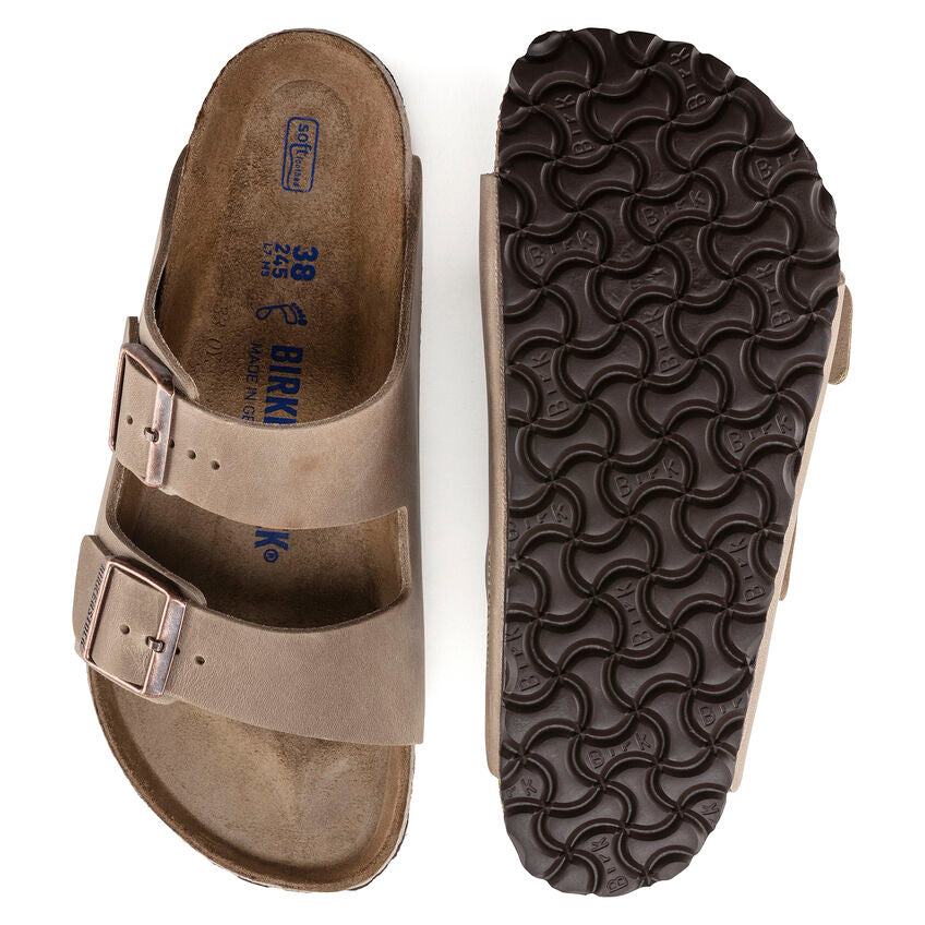 Birkenstock Arizona Tobacco Oiled Soft Footbed