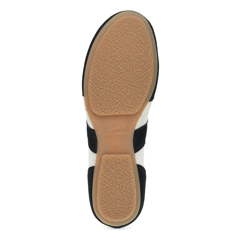 Dansko Milana Black/vanilla Suede