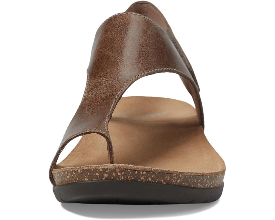 Dansko Reece Sandal Stone Waxy Burnished