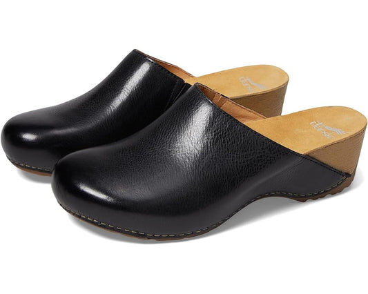 Dansko Talulah Black Milled Burnished