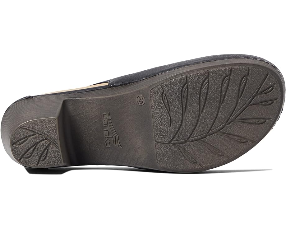 Dansko Sassy Black Milled Burnished