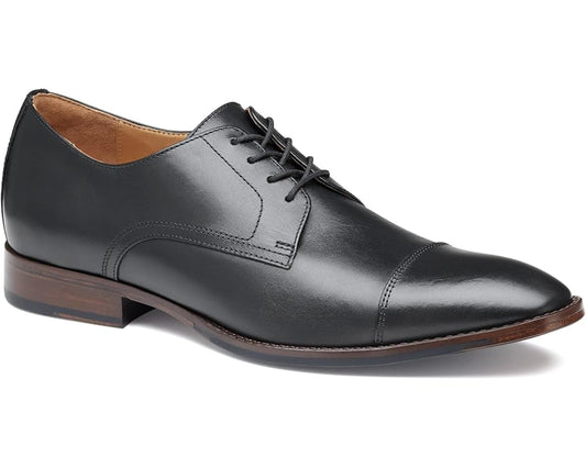 Johnston & Murphy Richland Cap Toe Black