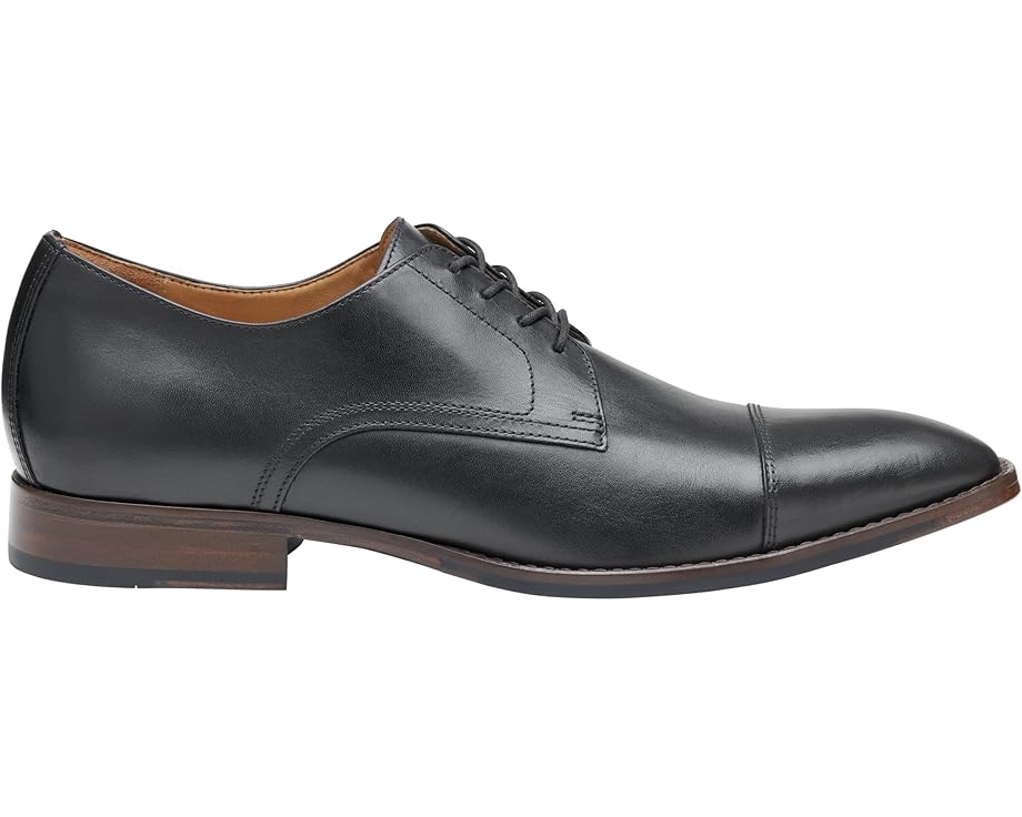 Johnston & Murphy Richland Cap Toe Black