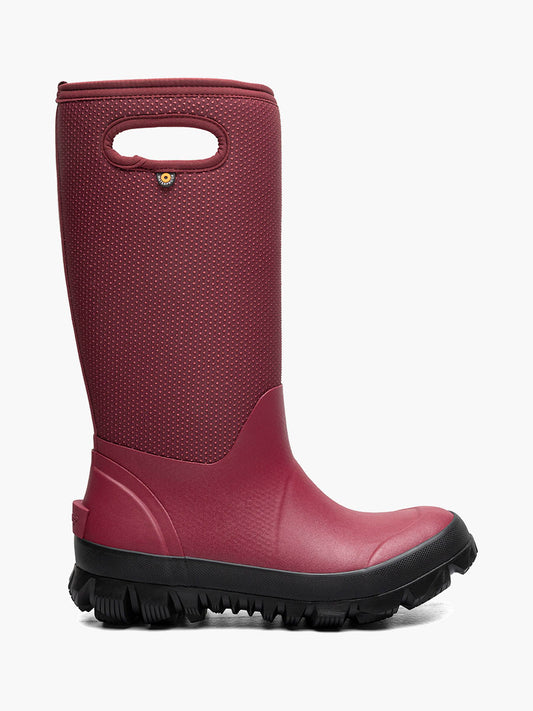 Bogs Whiteout Dots Oxblood