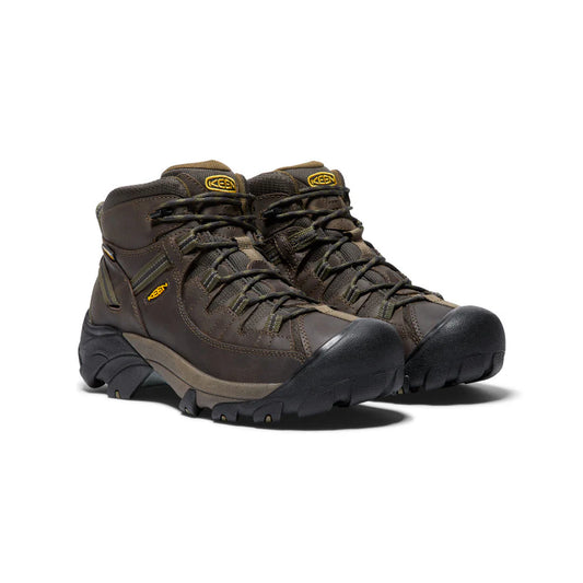 Keen Men's Targhee II Mid Waterproof Canteen/Dark Olive