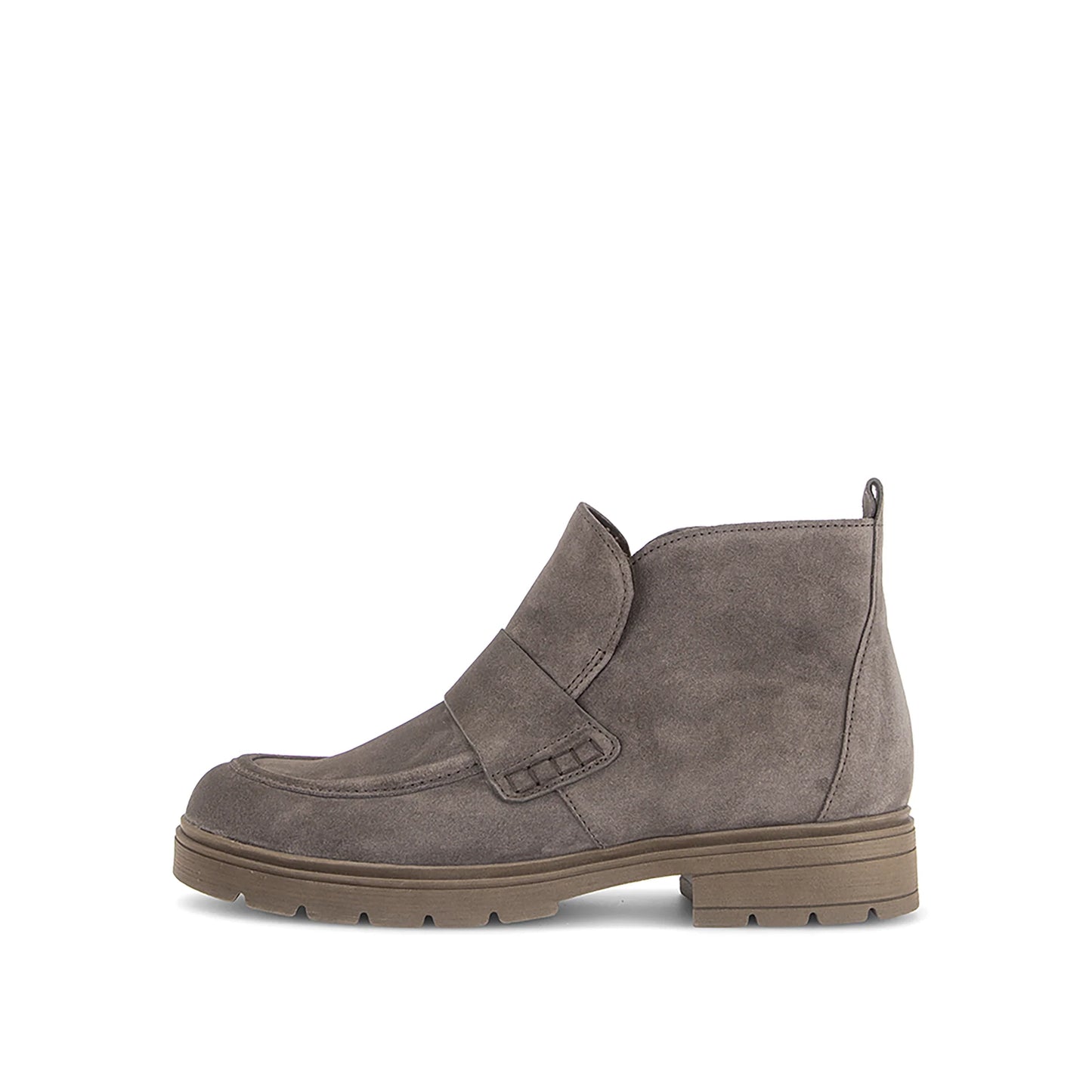 Gabor Trinity Boot Taupe Velour Suede