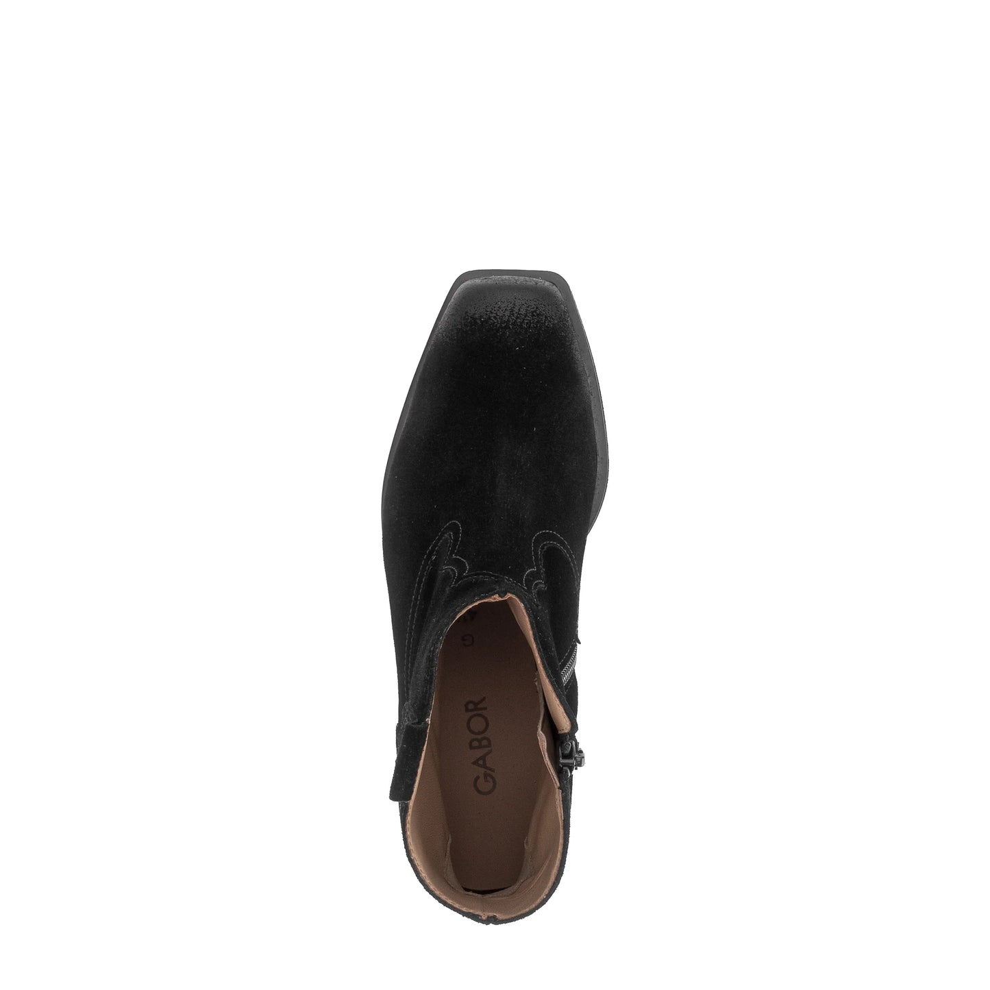 Gabor Skye Boot Black Velour Suede