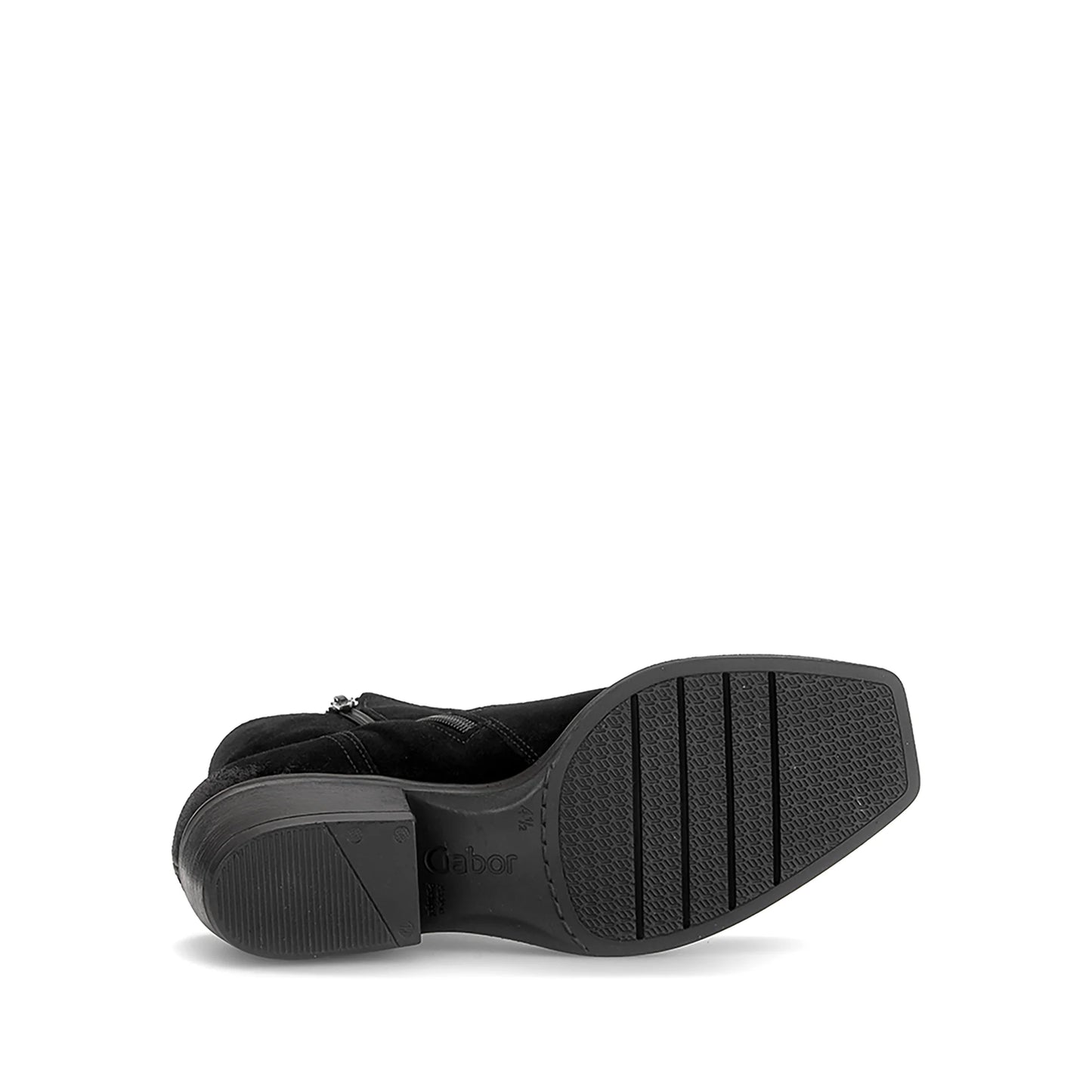 Gabor Skye Boot Black Velour Suede