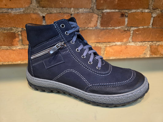 V-Italia Kiki 2 Blue Water Resistant Sneaker Boot