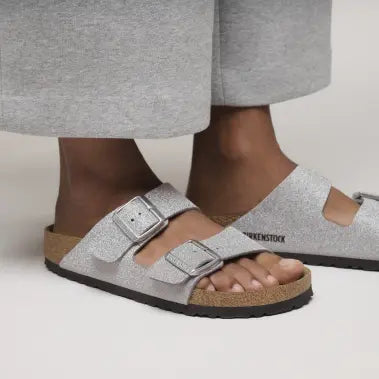 Birkenstock Arizona Shiny Glitter Silver